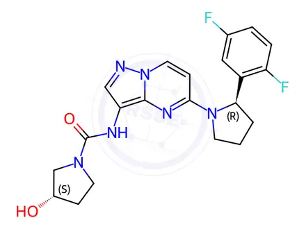 Chemical structure of Larotrectinib
