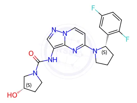 Chemical structure of Larotrectinib Diastereomer Impurity