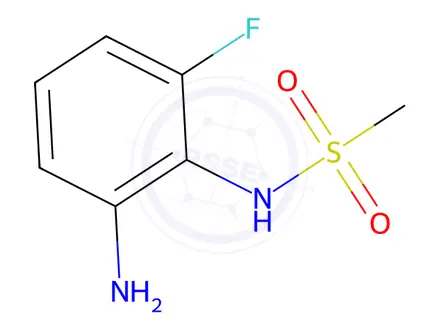 Chemical structure of N-(2-Amino-6-fluorophenyl)methanesulfonamide