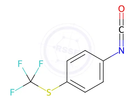 Chemical structure of 4-(Trifluoromethylthio)phenyl isocyanate