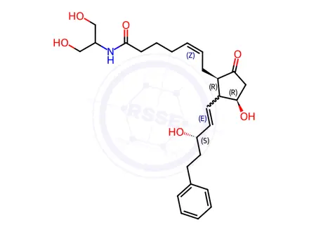 Chemical structure of Bimatoprost Impurity 85