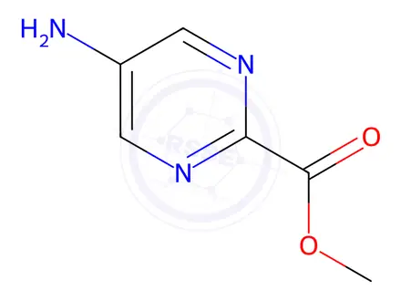 Chemical structure of Methyl 5-aminopyrimidine-2-carboxylate