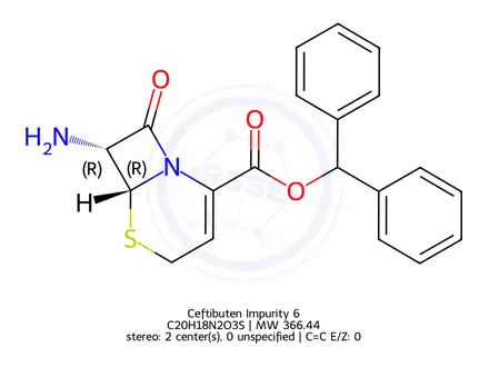 Chemical structure of Ceftibuten Impurity 33