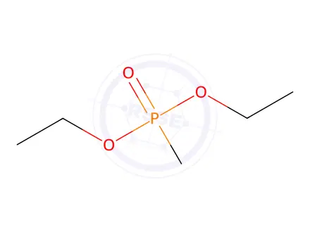 Chemical structure of diethyl methylphosphonate