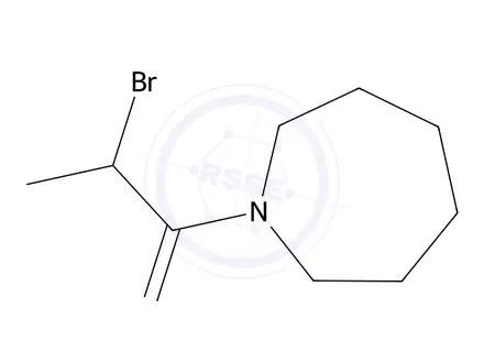 Chemical structure of 1-(Azepan-1-yl)-2-bromopropan-1-one
