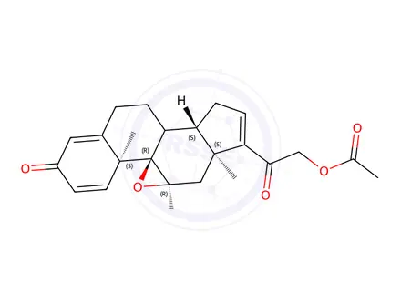 Chemical structure of Budesonide Impurity 57