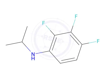 Chemical structure of 2,3,4-Trifluoro-N-isopropylaniline