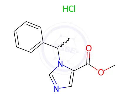 Chemical structure of *Etomidate Impurity 2 Hydrochloride (Etomidate EP Impurity B Hydrochloride)