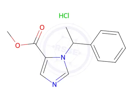 Chemical structure of *Etomidate Impurity 2 Hydrochloride (Etomidate EP Impurity B Hydrochloride)