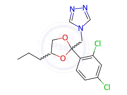Chemical structure of Propiconazole Impurity 20
