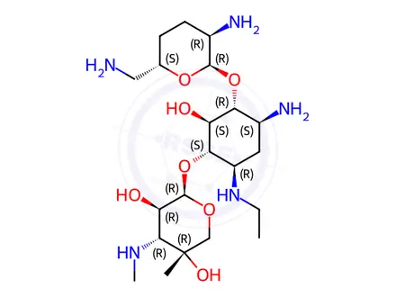 Chemical structure of Etimicin