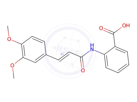 Chemical structure of Tranilast Impurity 3 (trans-Tranilast)