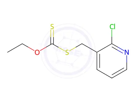 Chemical structure of S-((2-chloropyridin-3-yl)methyl) O-ethyl carbonodithioate
