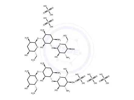 Chemical structure of Tobramycin 5/2sulfate