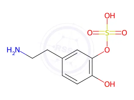 Chemical structure of Dopamine 3-O-Sulfate