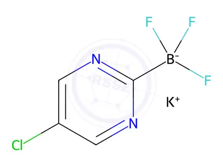 Chemical structure of Potassium (5-chloropyrimidin-2-yl)trifluoroborate
