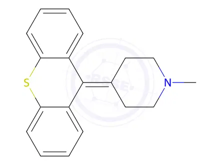 Chemical structure of Pimethixene
