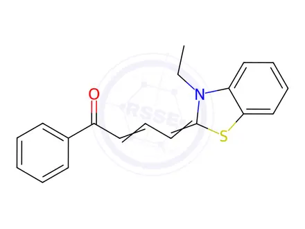 Chemical structure of (2E,4Z)-4-(3-ETHYL-1,3-BENZOTHIAZOL-2(3H)-YLIDENE)-1-PHENYLBUT-2-EN-1-ONE