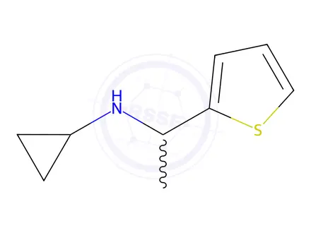 Chemical structure of n-(1-(Thiophen-2-yl)ethyl)cyclopropanamine