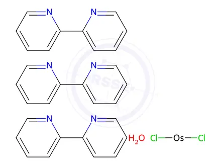 Chemical structure of TRIS-(2,2'-BIPYRIDINE) OSMIUM (II) CHLORIDE HYDRATE