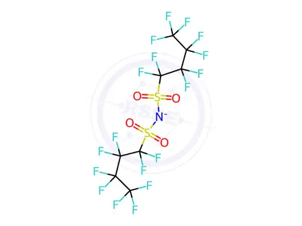 Chemical structure of (4-methoxy-3,5-dimethylphenyl)dimethylsulfonium bis((perfluorobutyl)sulfonyl)amide