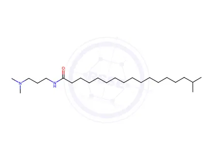 Chemical structure of ISOSTEARAMIDOPROPYL DIMETHYLAMINE GLYCOLATE