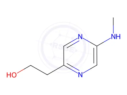 Chemical structure of 2-(5-(Methylamino)pyrazin-2-yl)ethanol