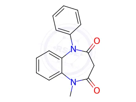 Chemical structure of Clobazam Impurity 2(Clobazam EP Impurity B)