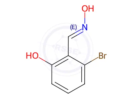Chemical structure of Benzaldehyde, 2-bromo-6-hydroxy-, oxime