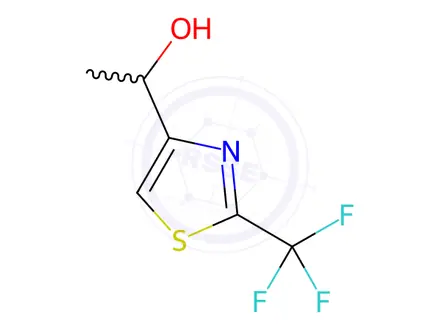 Chemical structure of 1-(2-(Trifluoromethyl)thiazol-4-yl)ethanol