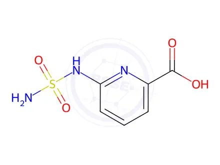 Chemical structure of 6-(sulfamoylamino)pyridine-2-carboxylic acid
