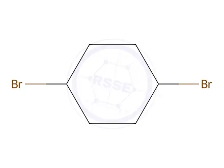 Chemical structure of cis-1,4-Dibromocyclohexane