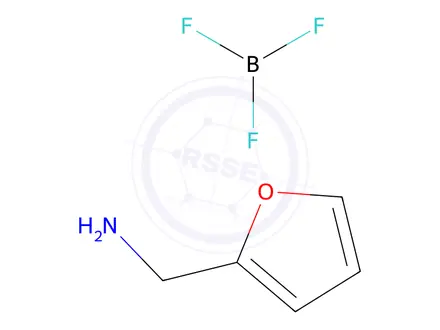 Chemical structure of difluoro(furfurylamine-N.alpha.,O1)boron(1+) fluoride