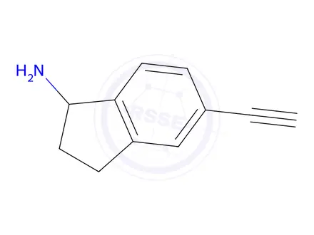 Chemical structure of 5-Ethynyl-2,3-dihydro-1H-inden-1-amine