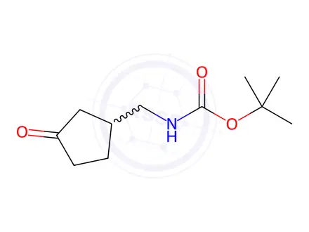 Chemical structure of Tert-Butyl (3-Oxocyclopentyl)methylcarbamate