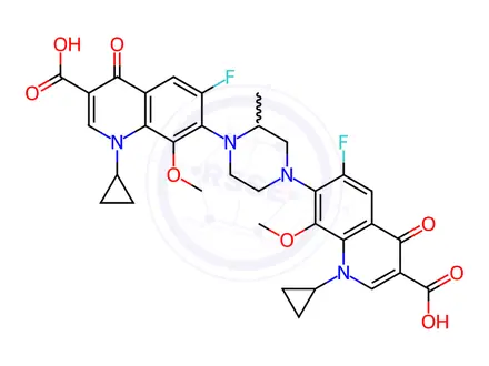 Chemical structure of Gatifloxacin Impurity 6