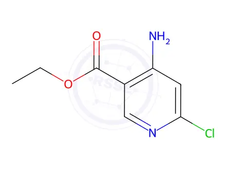 Chemical structure of Ethyl 4-amino-6-chloronicotinate