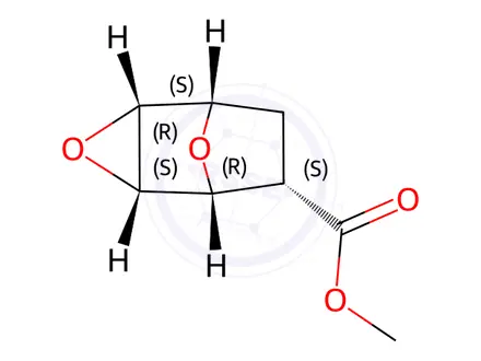 Chemical structure of (1S,2R,4S,5R,6S)-3,8-Dioxatricyclo[3.2.1.02,4]octane-6-carboxylic Acid Methyl Ester