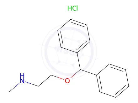 Chemical structure of Diphenhydramine EP Impurity A HCl