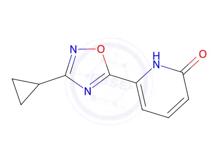 Chemical structure of 6-(3-Cyclopropyl-1,2,4-oxadiazol-5-yl)pyridin-2(1H)-one