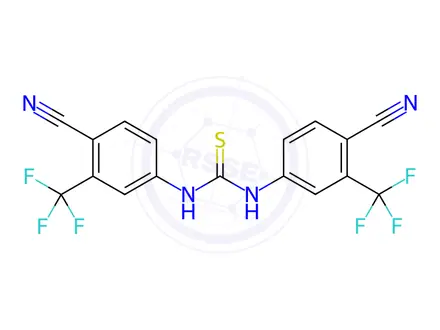 Chemical structure of Enzalutamide Impurity B