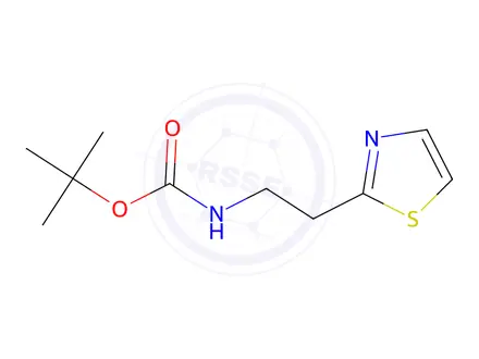 Chemical structure of Tert-butyl (2-(thiazol-2-yl)ethyl)carbamate