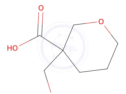 Chemical structure of 3-(Hydroxymethyl)oxane-3-carboxylic acid