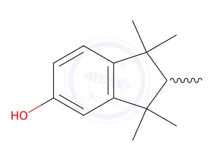 Chemical structure of 1,1,2,3,3-pentamethylindan-5-ol