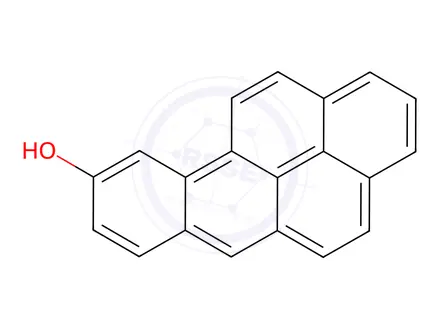 Chemical structure of 9-Hydroxy benzo(a)pyrene