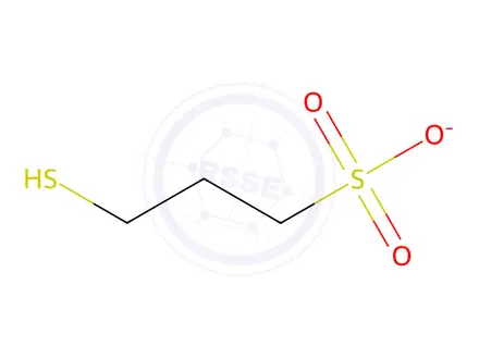Chemical structure of 3-(Methylsulfonylthio)-1-propanesulfonic acid potassium salt