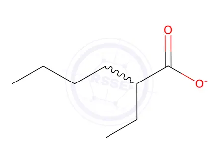 Chemical structure of Potassium 2-ethylhexanoate hydrate