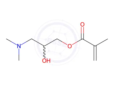 Chemical structure of Methacrylic acid 3-dimethylamino-2-hydroxypropyl ester