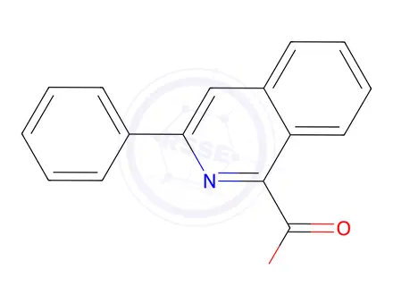 Chemical structure of 3-phenylisoquinoline-1-carboxylic acid