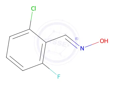 Chemical structure of (E)-2-Chloro-6-fluorobenzaldehyde oxime